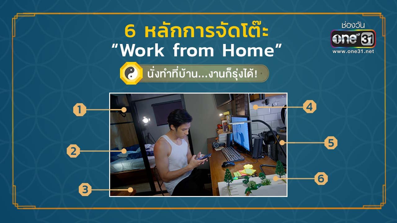How To จัดโต๊ะทำงานที่บ้านตามหลักฮวงจุ้ย 2021 Work From Home ก็รุ่งได้!!